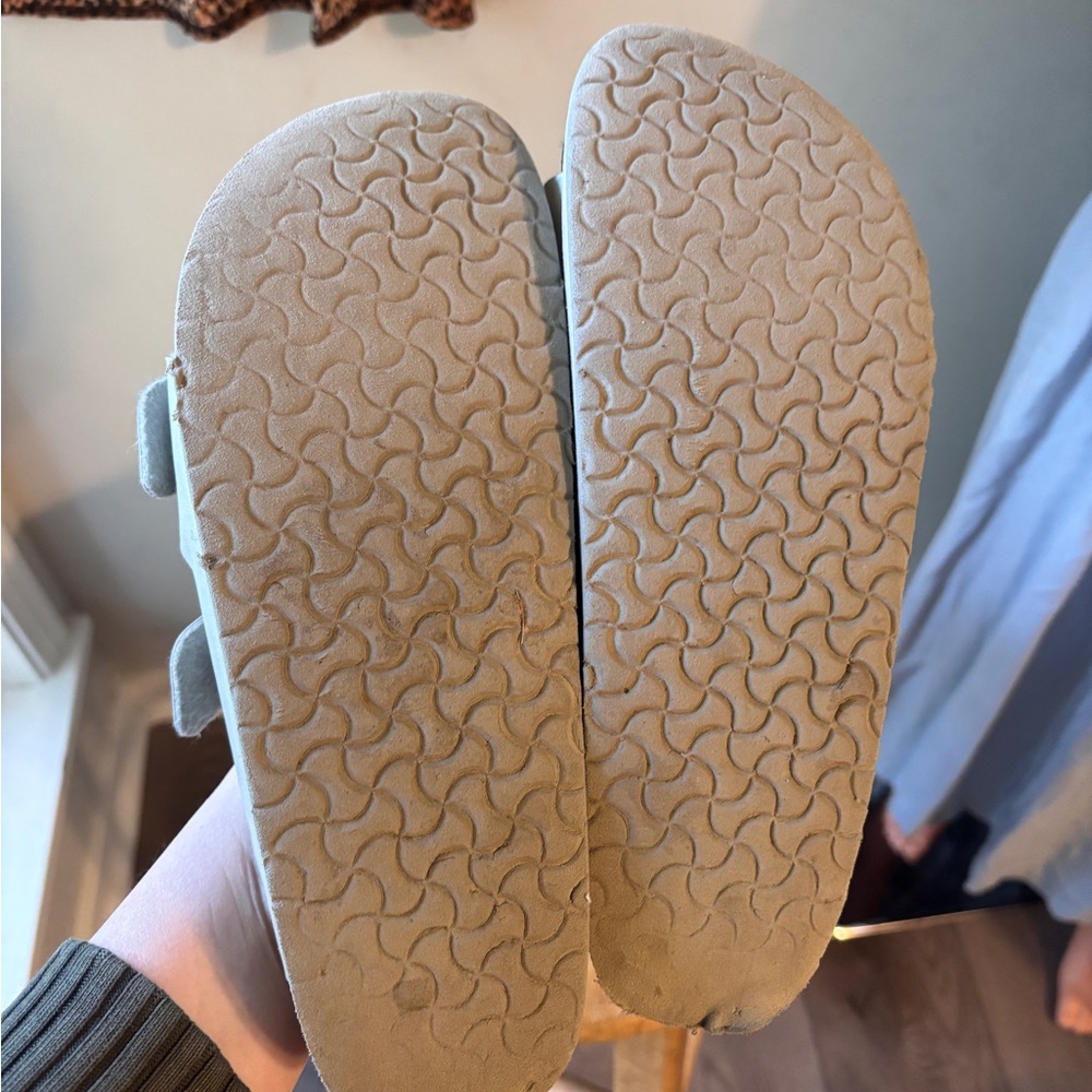 Birkenstock Papillo Silver Platform Arizona Sandals 40 9.5 - Picture 6 of 8